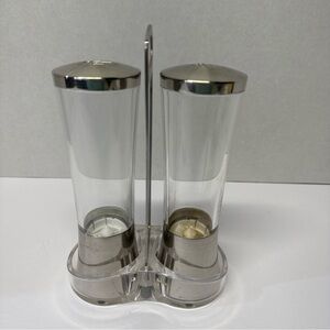 The Pampered Chef Salt and Pepper Grinder with Caddy